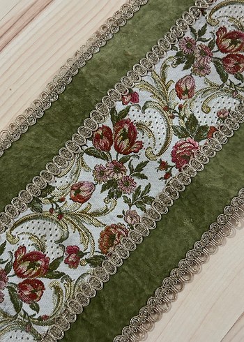 Vintage runner örtü - Görsel 4