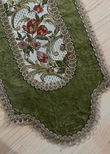 Vintage runner örtü - Görsel 9