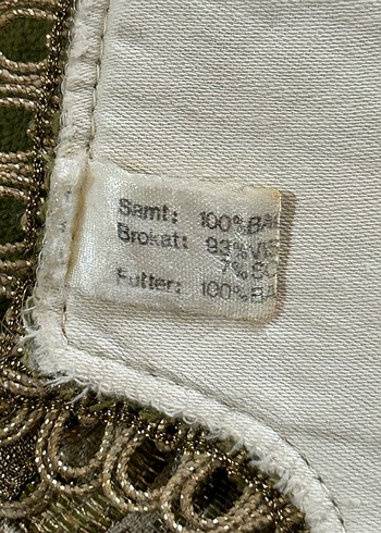 Vintage runner örtü - Görsel 7