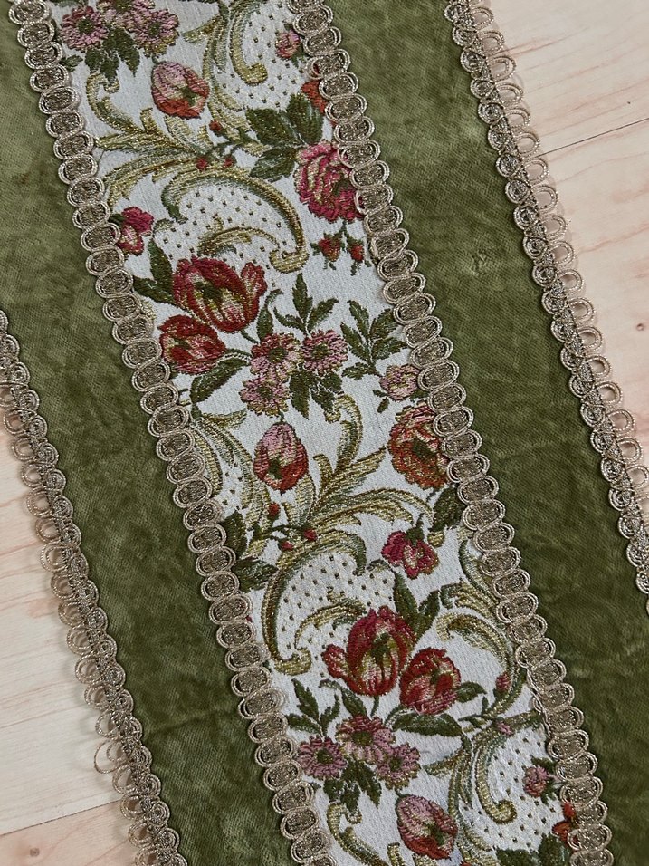 Vintage runner örtü - Görsel 2