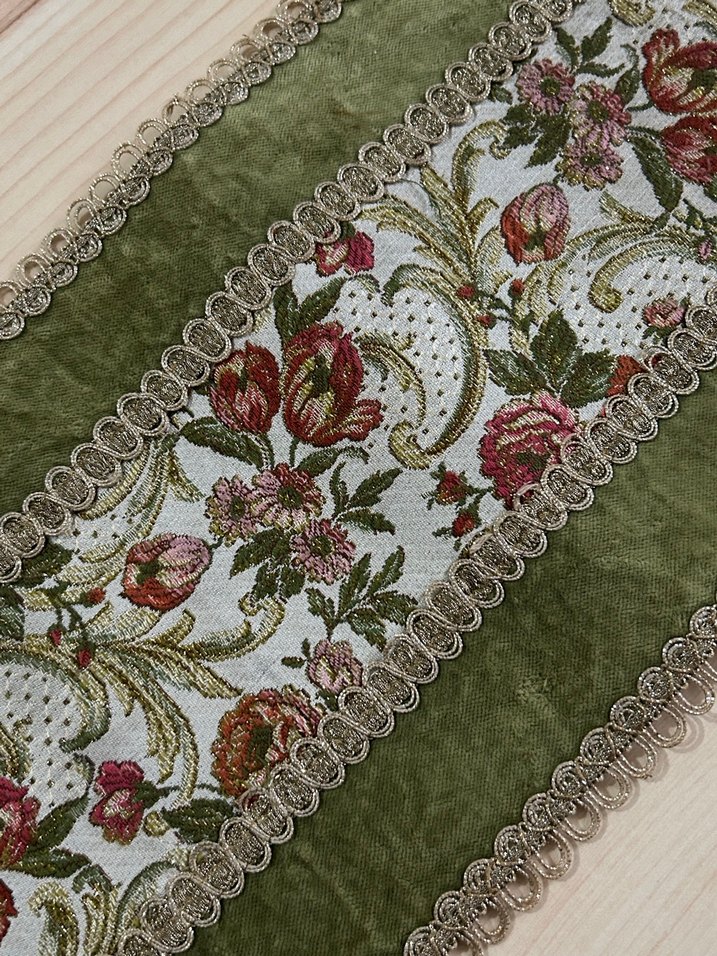 Vintage runner örtü - Görsel 5