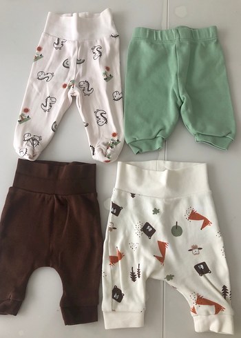 Erkek Bebek Basic Kahverengi Pamuk Pantolon