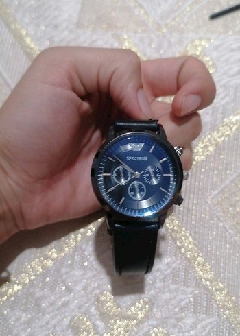 Siyah Spectrum unisex Kol Saati