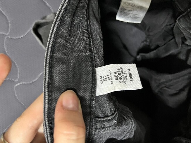 H&M H&M mom jean şort