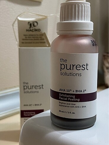 the purest solution aha bha kırmızı peeling maske