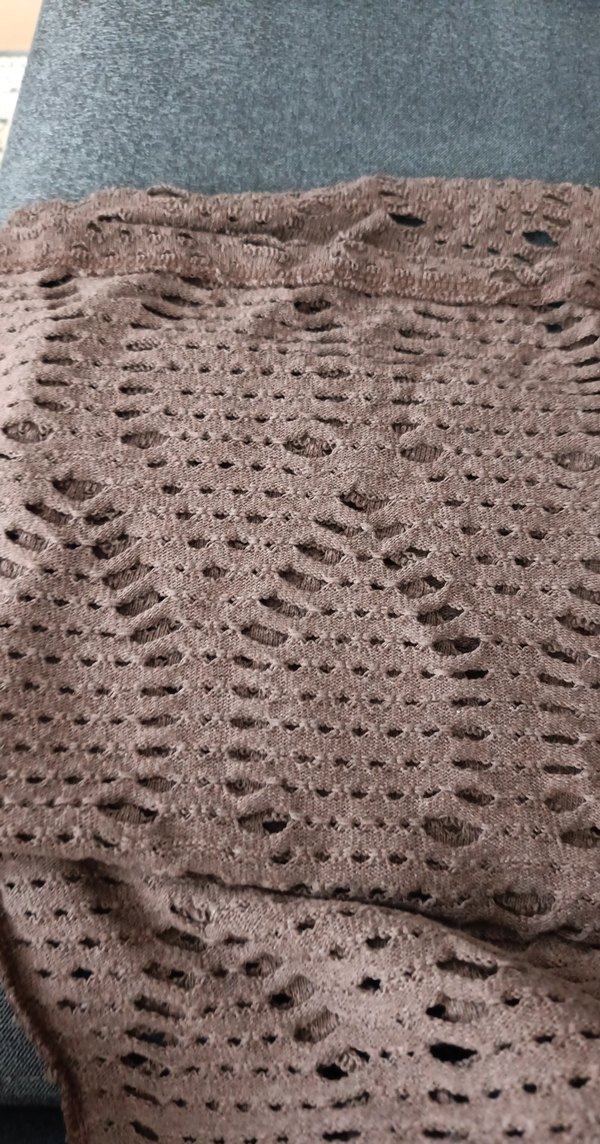 Kahverengi Dantel Detaylı Bohem Pareo - Görsel 3