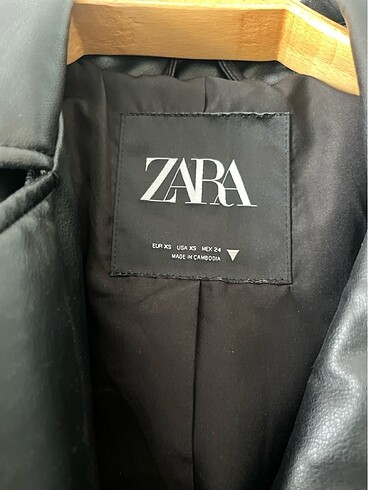 Zara Zara oversize deri ceket