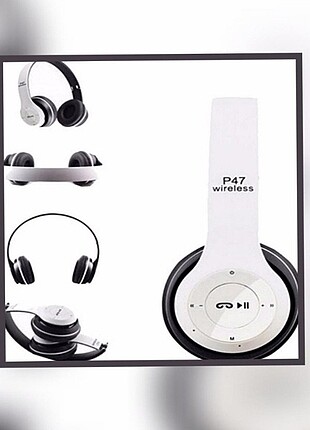 Kulaklık Wireless P47 (BEYAZ)