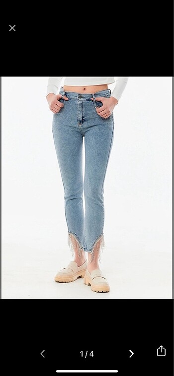 Taşlı skinny jean