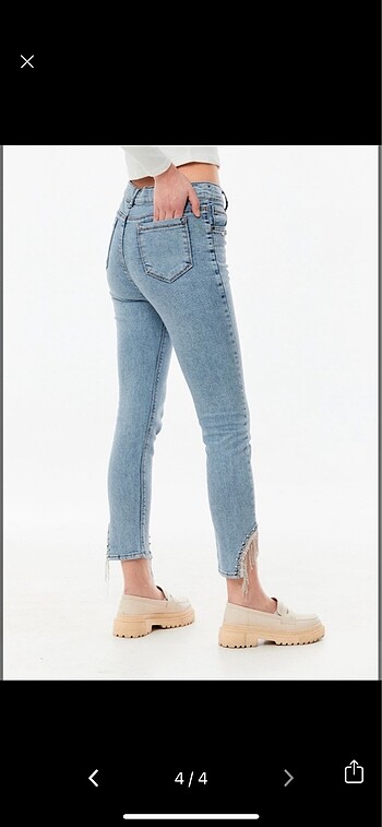 Taşlı skinny jean