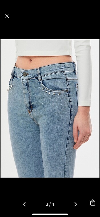s Beden Taşlı skinny jean