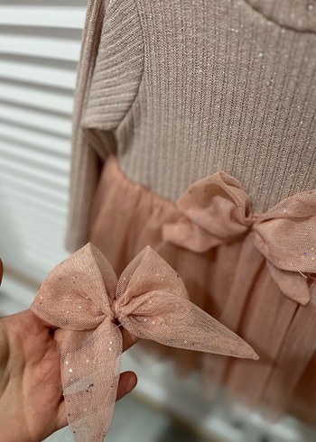 Kız bebek Pembe Elbise - Görsel 2