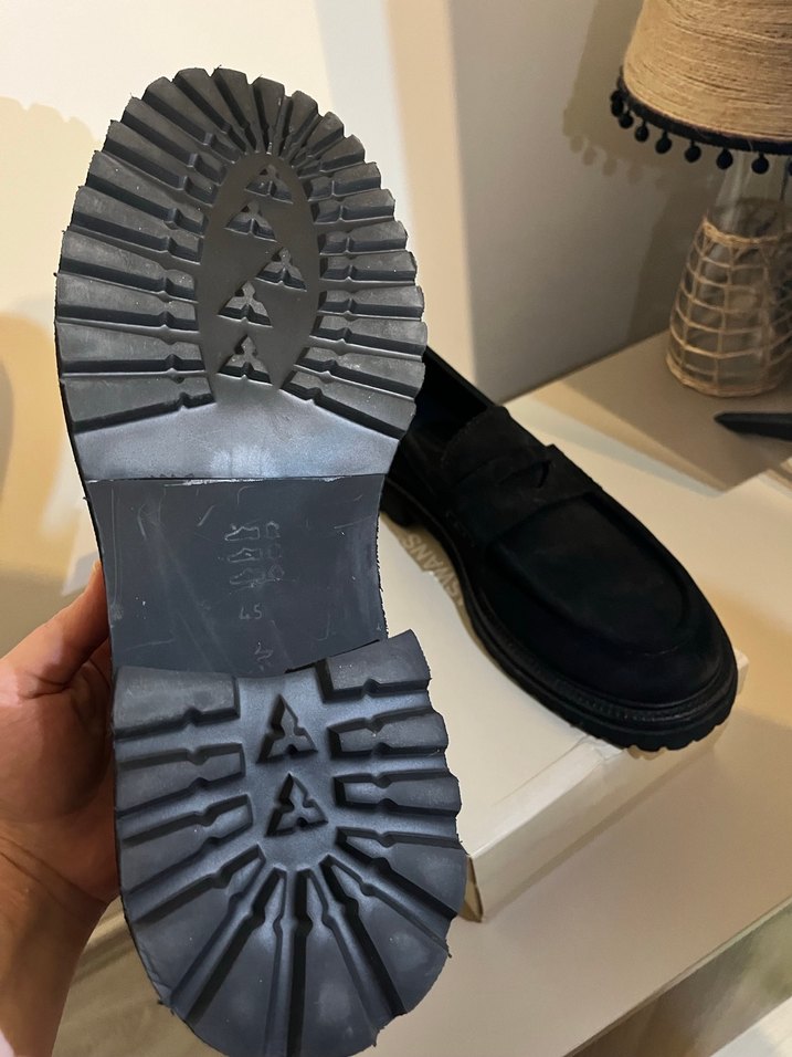 DİVARESE Siyah Tokalı Erkek Loafer - Görsel 5