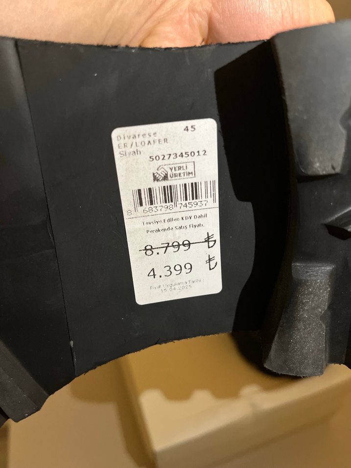 DİVARESE Siyah Tokalı Erkek Loafer - Görsel 4