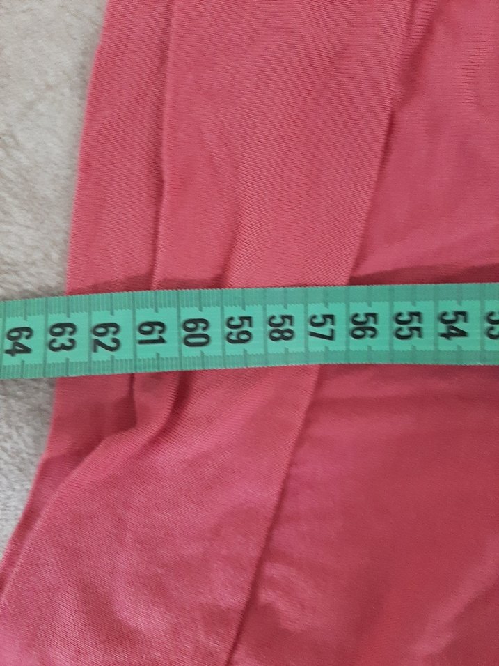 Renkli Baskılı Kısa Kollu kol detaylı Pembe Bluz - Görsel 5