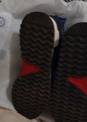 Siyah Erkek Spor Ayakkabı Velcro Bantlı - Görsel 4