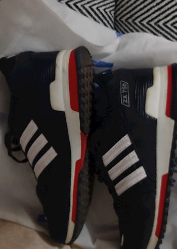 Siyah Erkek Spor Ayakkabı Velcro Bantlı - Görsel 2