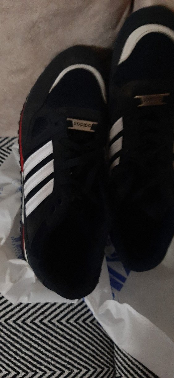 Siyah Erkek Spor Ayakkabı Velcro Bantlı - Görsel 5