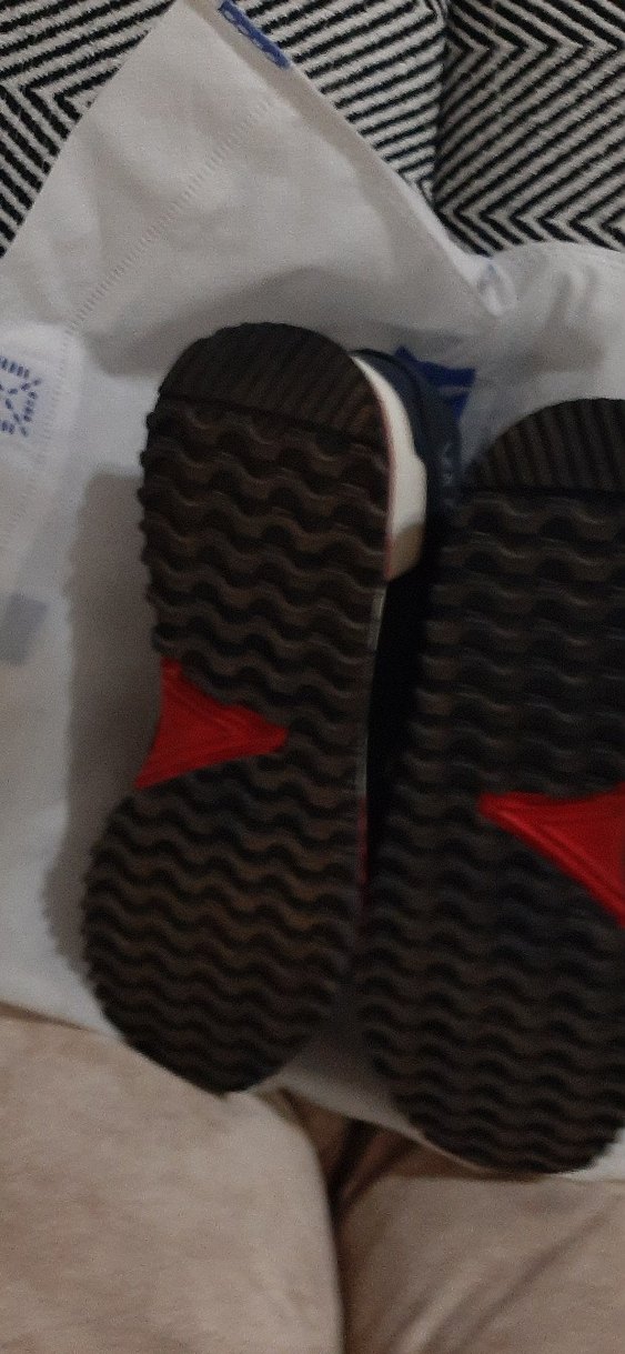 Siyah Erkek Spor Ayakkabı Velcro Bantlı - Görsel 4