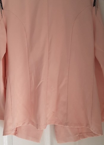 Pudra Rengi Kadın Blazer Ceket - Görsel 4