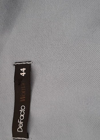 Düğmeli Mavi Kadın  Blazer Ceket - Görsel 7