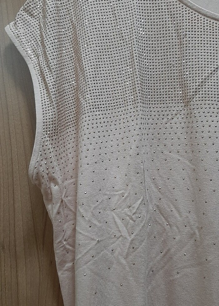 Cok şık pudra rengi bluz - Görsel 4