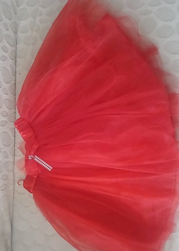 Kız Çocuk Kırmızı Fırfırlı Etek - Görsel 3