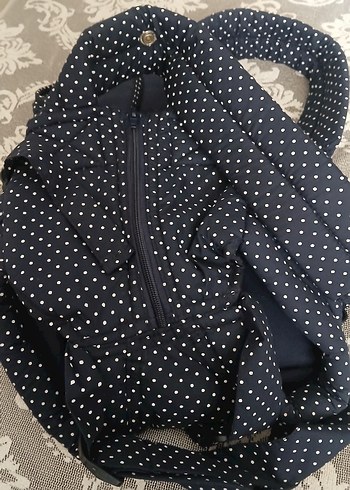 Lacivert Puantiyeli Mutfak Önlüğü BY.CARE - Görsel 2