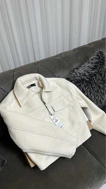 Zara crop buklet ceket