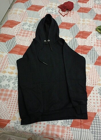 Siyah sweatshirt 