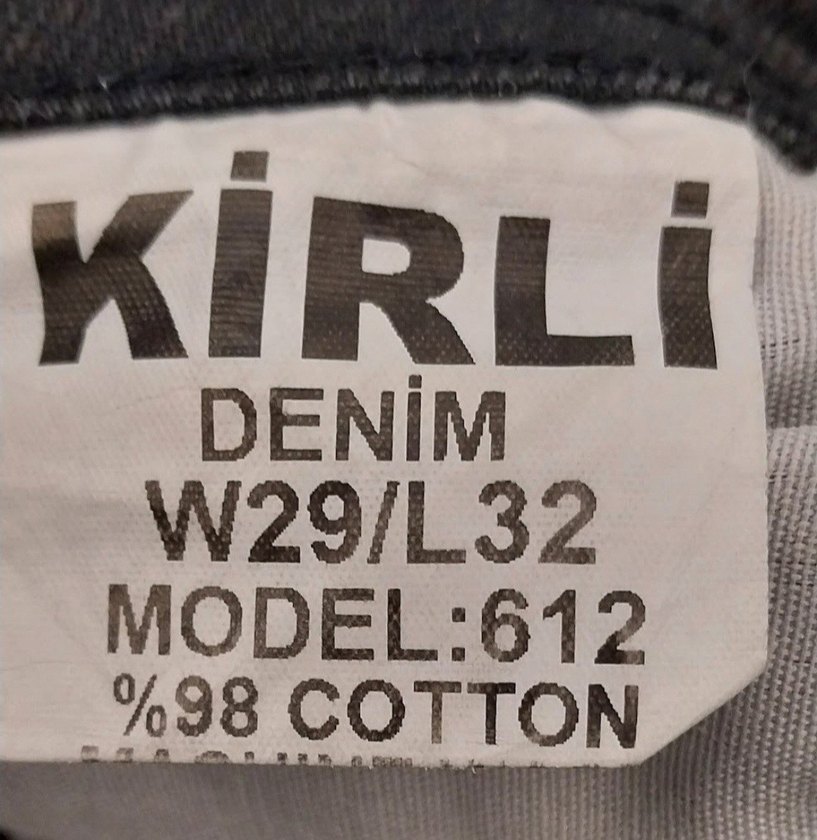 Düğmeli Siyah Erkek Denim Jean - Görsel 3