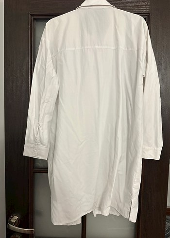 Uzun Kollu Beyaz Kadın Gömlek - Görsel 6