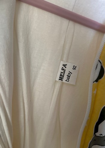 Sarı Panda Desenli Bebek Uyku Tulumu - Görsel 3