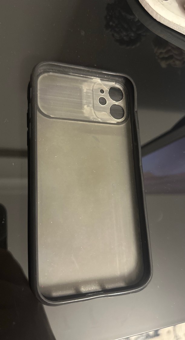 Şeffaf Siyah Telefon Kılıfı - Görsel 2