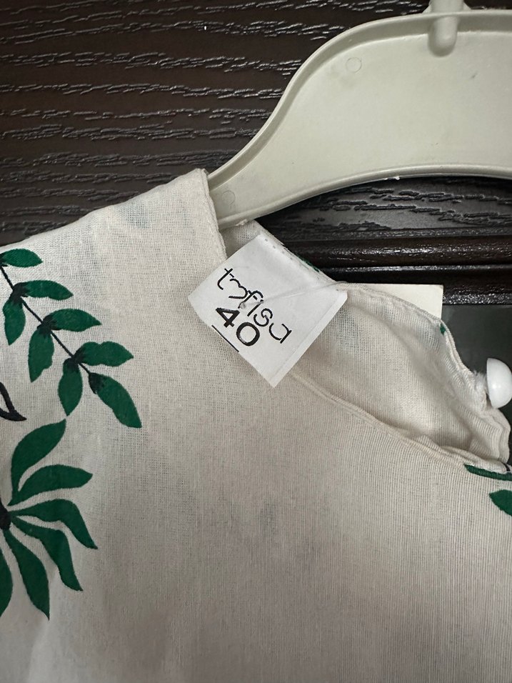 Yeşil Baskılı Bohem Uzun Elbise - Görsel 3