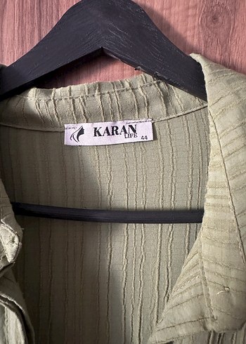 Yeşil Uzun Pliseli Keten Elbise - Görsel 6