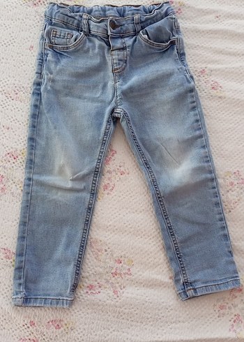Mavi Erkek Çocuk Bol Kesim Denim Pantolon