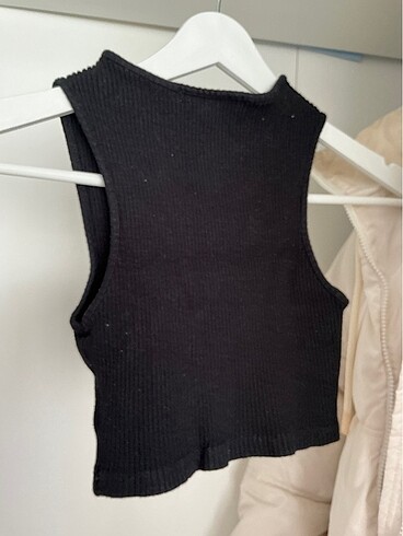 Pull and Bear pull and bear dekolteli crop top