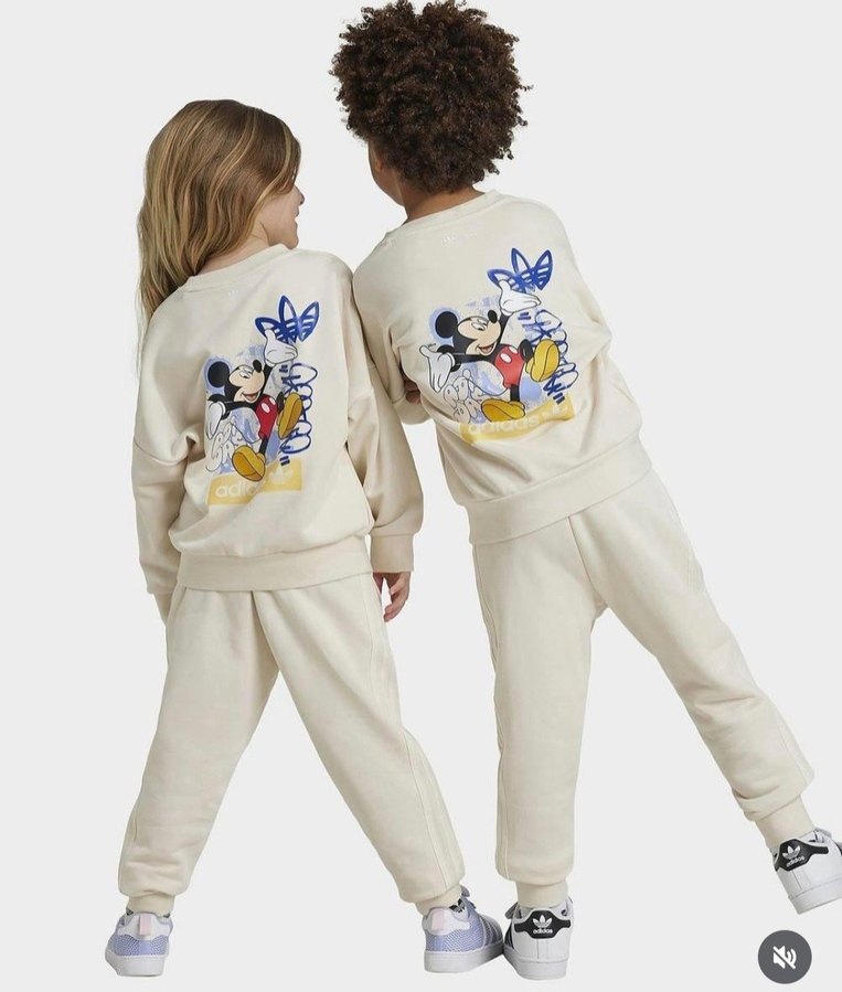 Bej Baskılı Pamuklu Erkek Çocuk Eşofman Takımı - Görsel 4