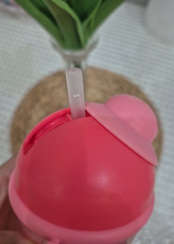 Beden pembe Renk Pembe Bebek Biberonu Deniz Kızı Desenli
