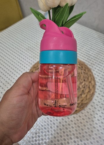 Beden pembe Renk Renkli Çocuk Termos Şişesi - Pembe