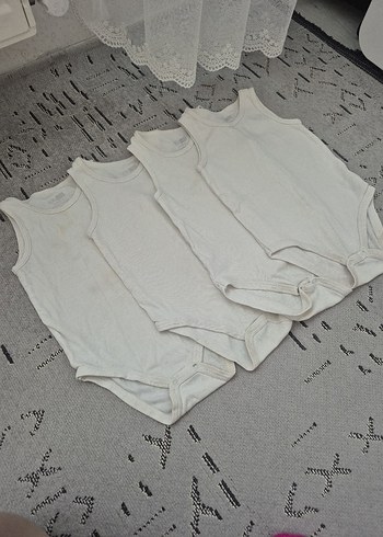 Çocuk İçlik Atlet 4'lü Beyaz Set - Görsel 3