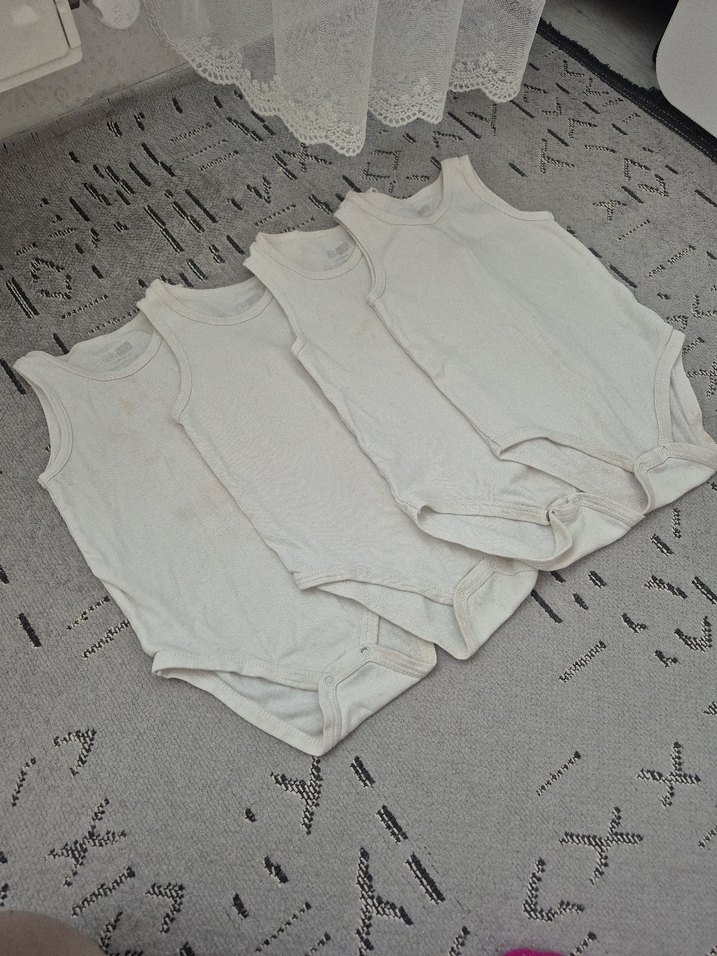 Çocuk İçlik Atlet 4'lü Beyaz Set - Görsel 3