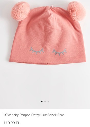 LC Waikiki Lcw Baby Pembe Ponponlu Bebek Bere 1 4 Yas