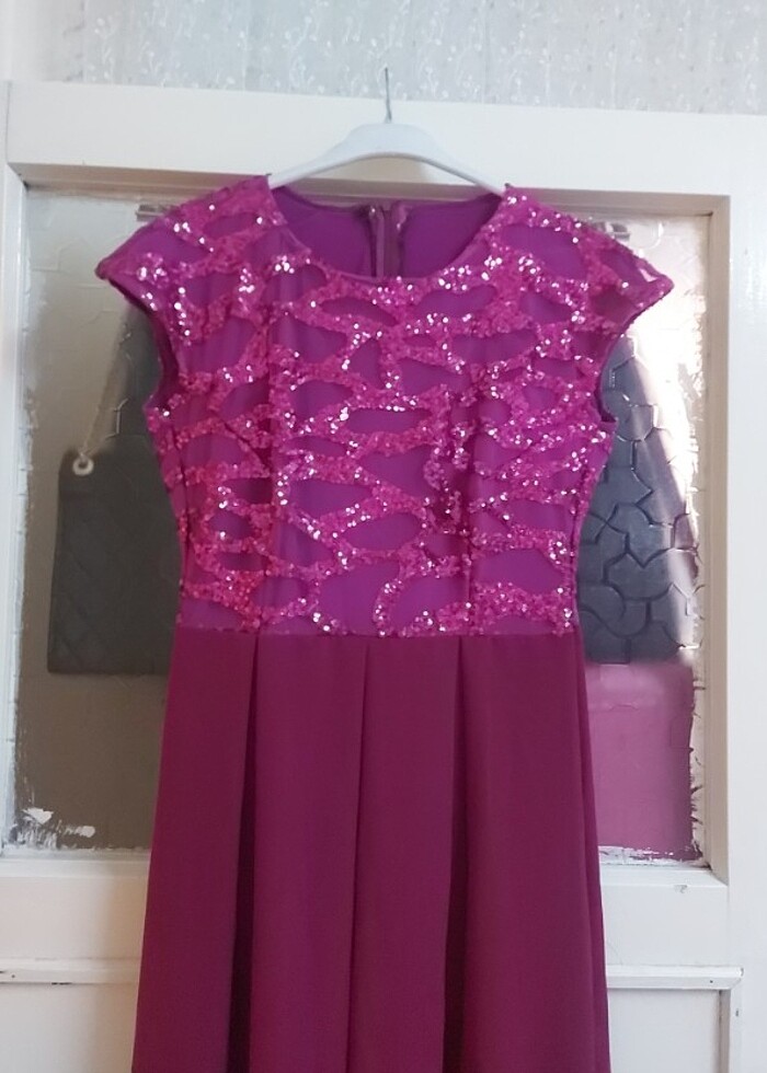 Uzun abiye elbise - Görsel 4