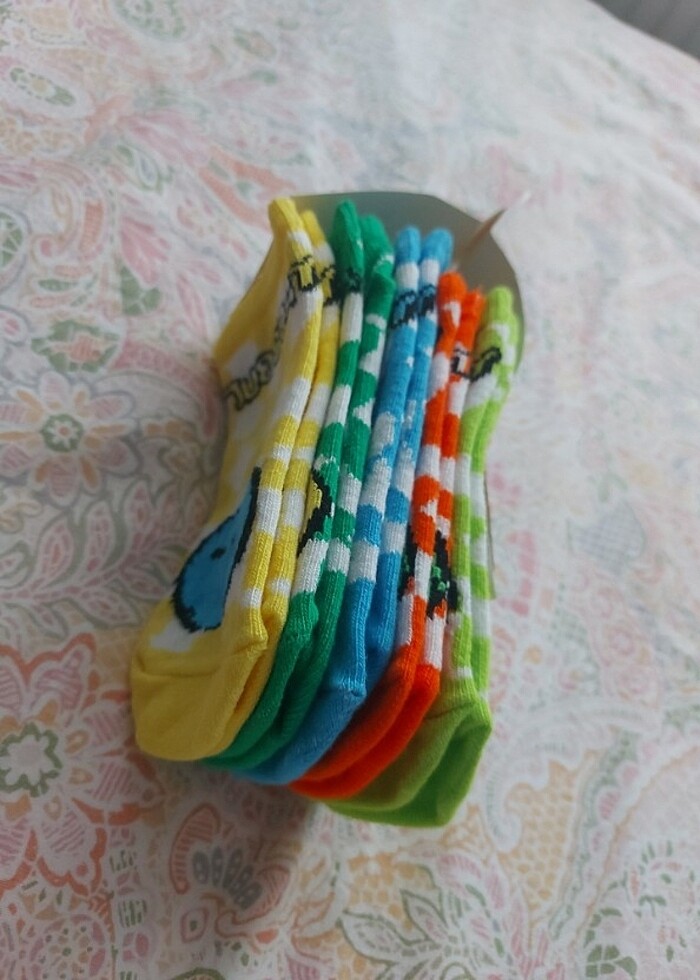 Flo 5 li çorap unisex 2-8 yaş - Görsel 2