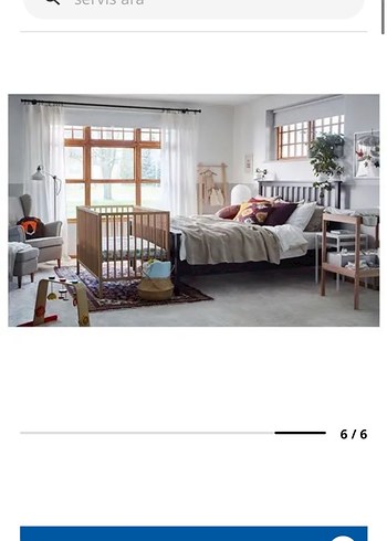 ham ahşap bebek karyolası - Görsel 6