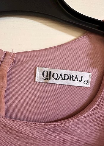 Pembe Uzun Kollu Abiye Elbise - Görsel 5