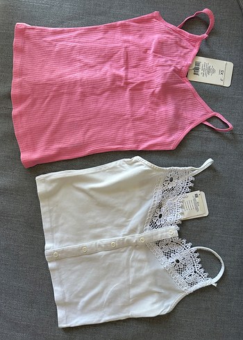 Colins Kadin atlet 2'li Set - Pembe ve Beyaz