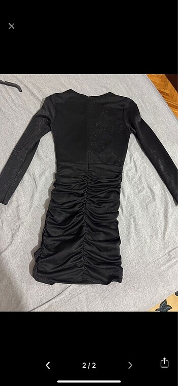 Zara Zara parıltılı drapeli elbise